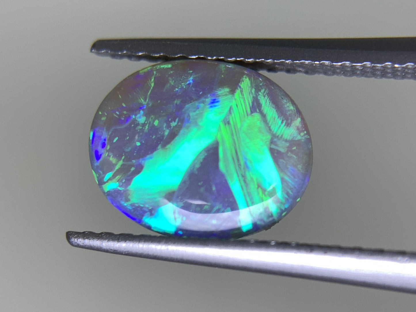 ブラックオパール 1.491ct 宝石ソーティング付き  10.0㎜×7.9㎜×2.8㎜ ルース（ 裸石 ） 2293Y