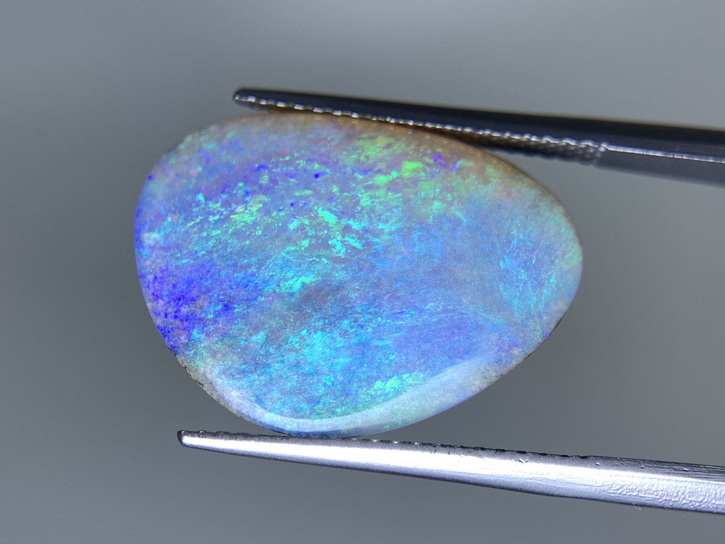 ボルダーオパール 天然 9.908ct 宝石ソーティング付き 19.7㎜×14.6㎜×5.4㎜ ルース（ 裸石 ） 7462Y