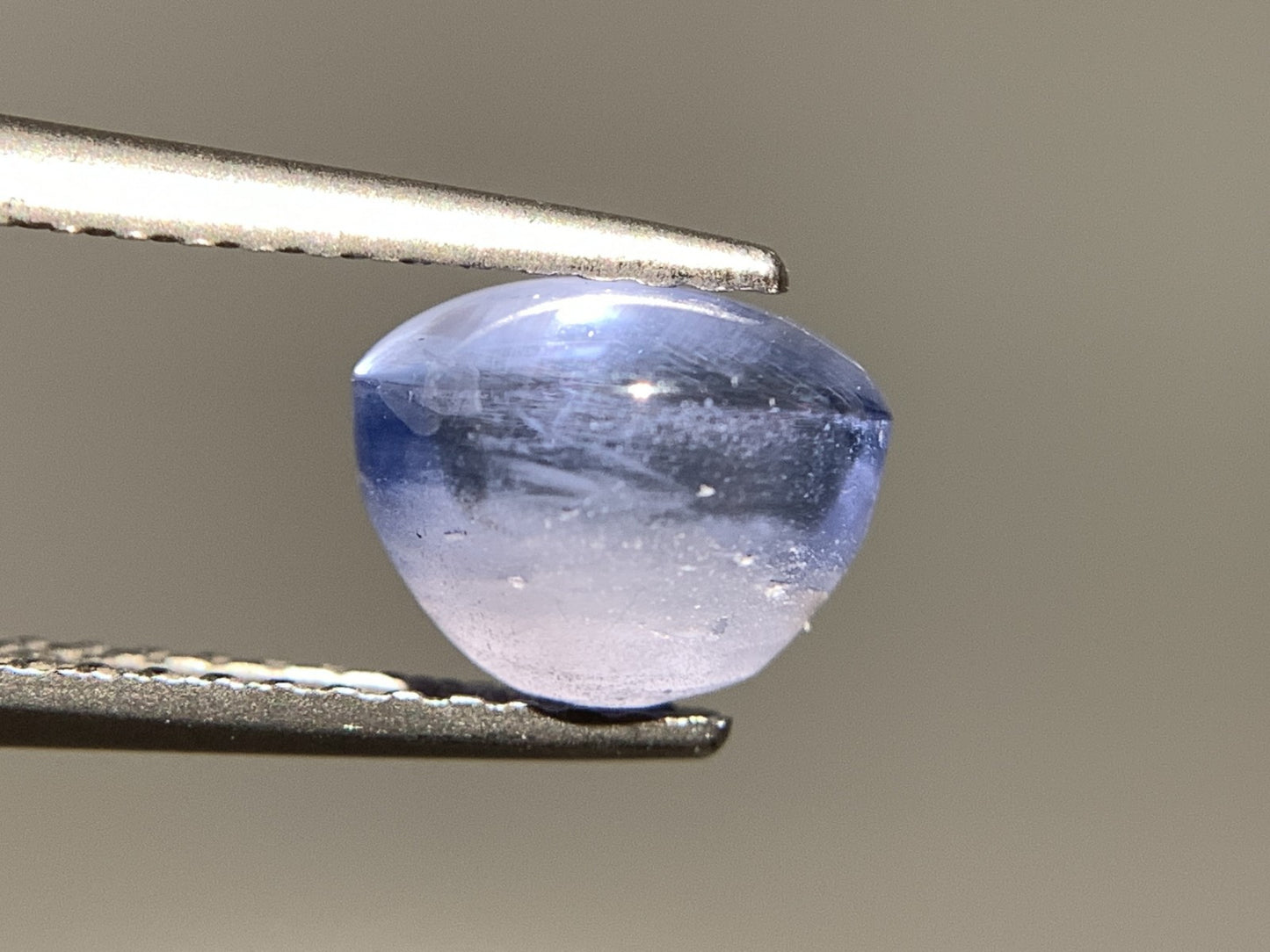 スターサファイア 天然 3.255ct 宝石ソーティング付き 7.6㎜×6.6㎜×5.9㎜ ルース（ 裸石 ） 7486Y