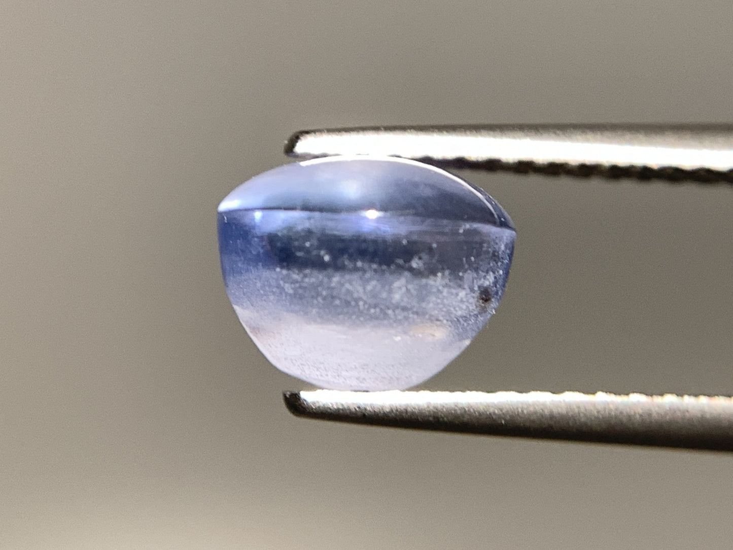 スターサファイア 天然 3.255ct 宝石ソーティング付き 7.6㎜×6.6㎜×5.9㎜ ルース（ 裸石 ） 7486Y