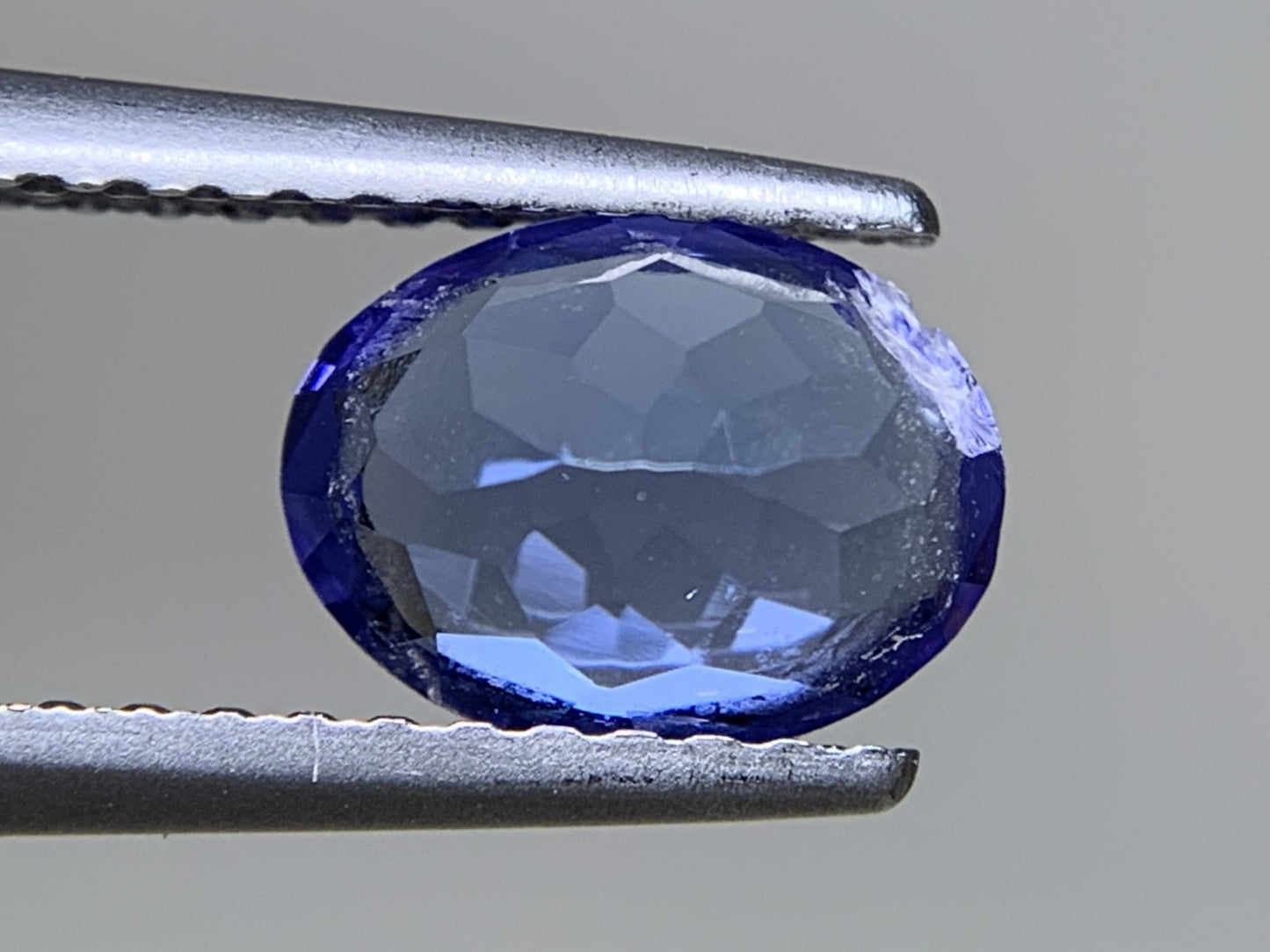 タンザナイト 天然 1.136ct 宝石ソーティング付き 7.7㎜×5.8㎜×3.3㎜ ルース（ 裸石 ） 6591Y