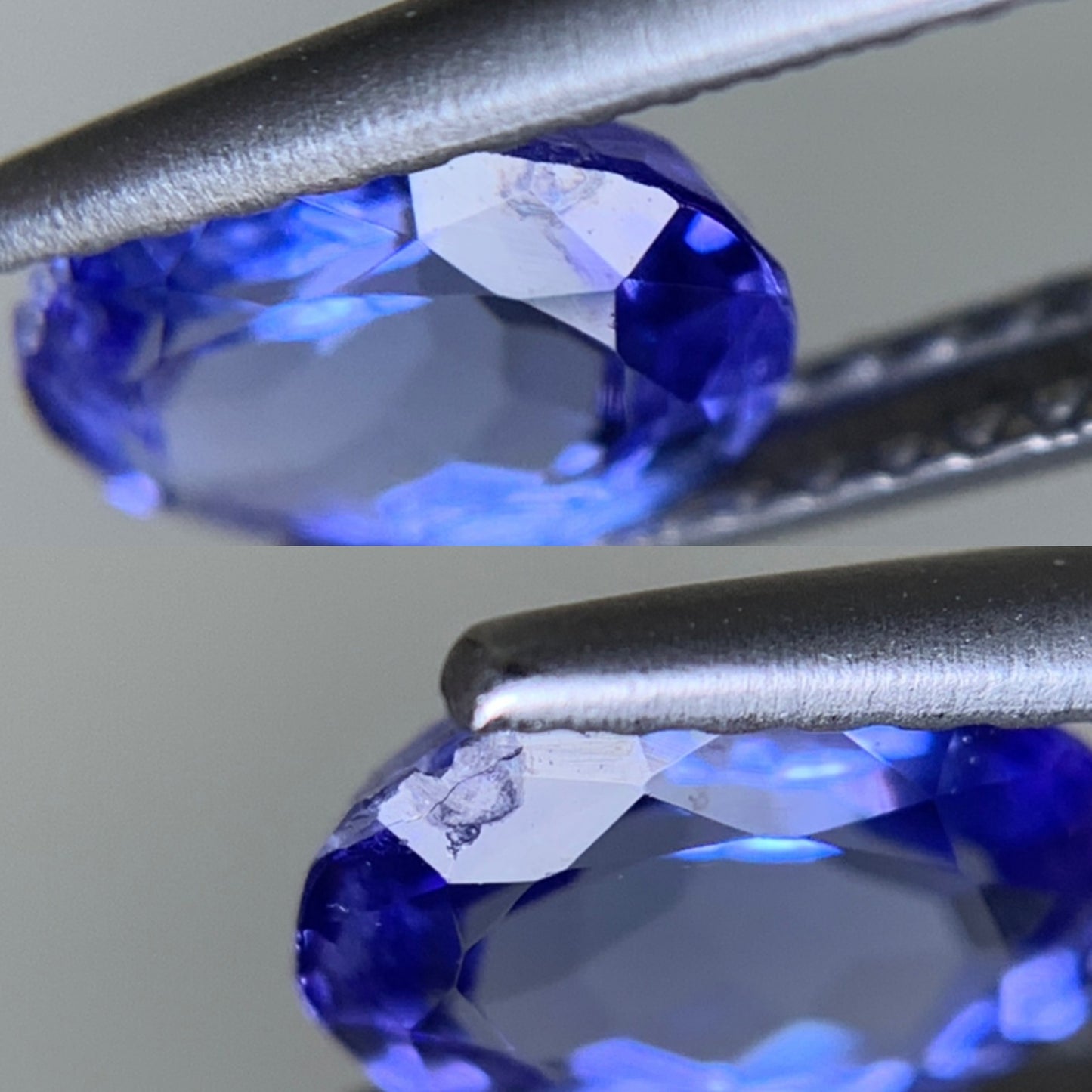 タンザナイト 天然 1.136ct 宝石ソーティング付き 7.7㎜×5.8㎜×3.3㎜ ルース（ 裸石 ） 6591Y