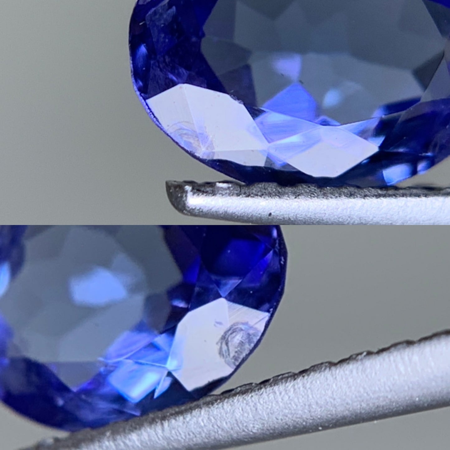 タンザナイト 天然 1.136ct 宝石ソーティング付き 7.7㎜×5.8㎜×3.3㎜ ルース（ 裸石 ） 6591Y