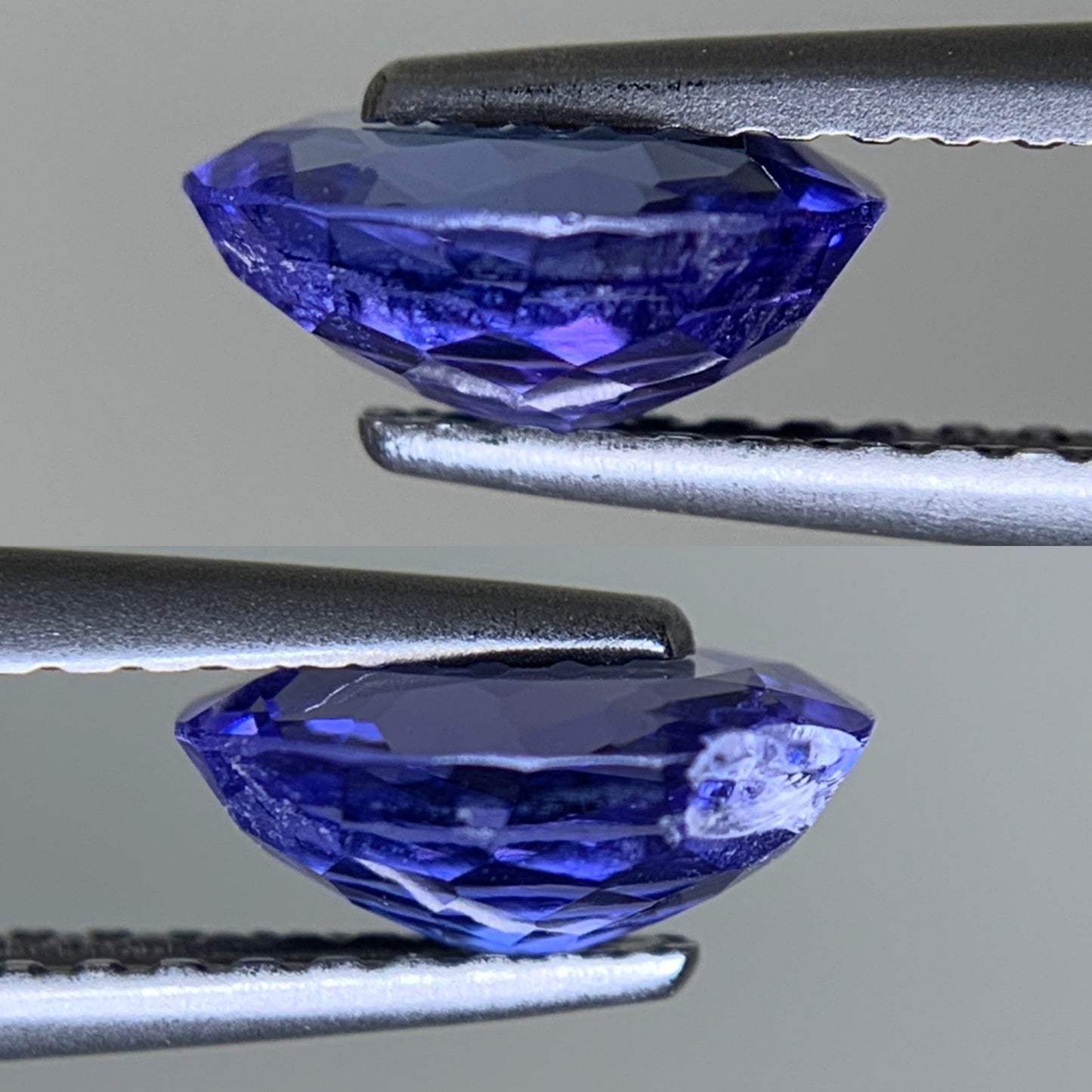 タンザナイト 天然 1.136ct 宝石ソーティング付き 7.7㎜×5.8㎜×3.3㎜ ルース（ 裸石 ） 6591Y