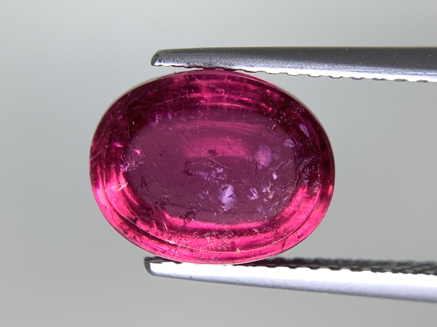 ピンクトルマリン 天然 4.462ct 宝石ソーティング付き 10.0㎜×7.9㎜×5.8㎜ ルース（ 裸石 ） 7497Y