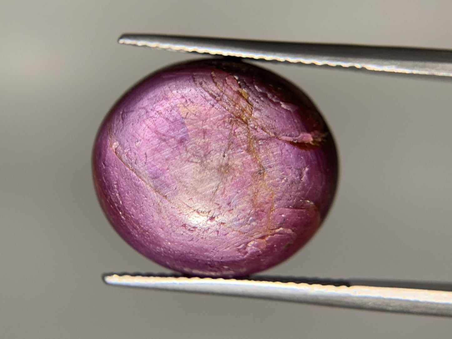 スタールビー 天然 26.586ct 宝石ソーティング付き 17.1㎜×15.3㎜×9.9㎜ ルース（ 裸石 ） 6780Y