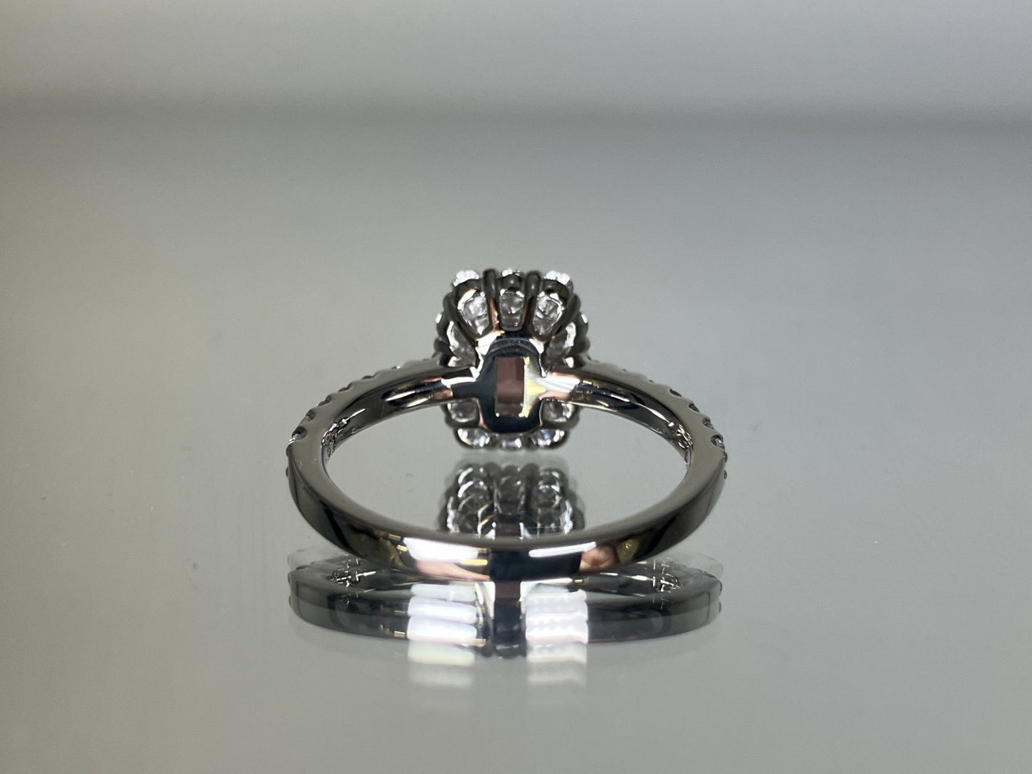 パパラチャサファイア 0.96ct 非加熱 NoHeat AIGS鑑別書 D0.57ct PT900 5.2g 指輪 （JP11号） サイズ直し無料 9176ST
