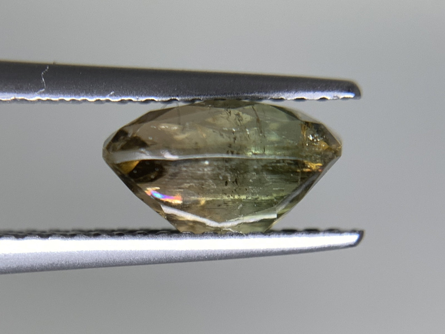 トルマリン（バイカラー） 2.283ct  宝石ソーティング付き  8.8㎜×6.8㎜×5.1㎜  天然 ルース（ 裸石 ） 4955Y