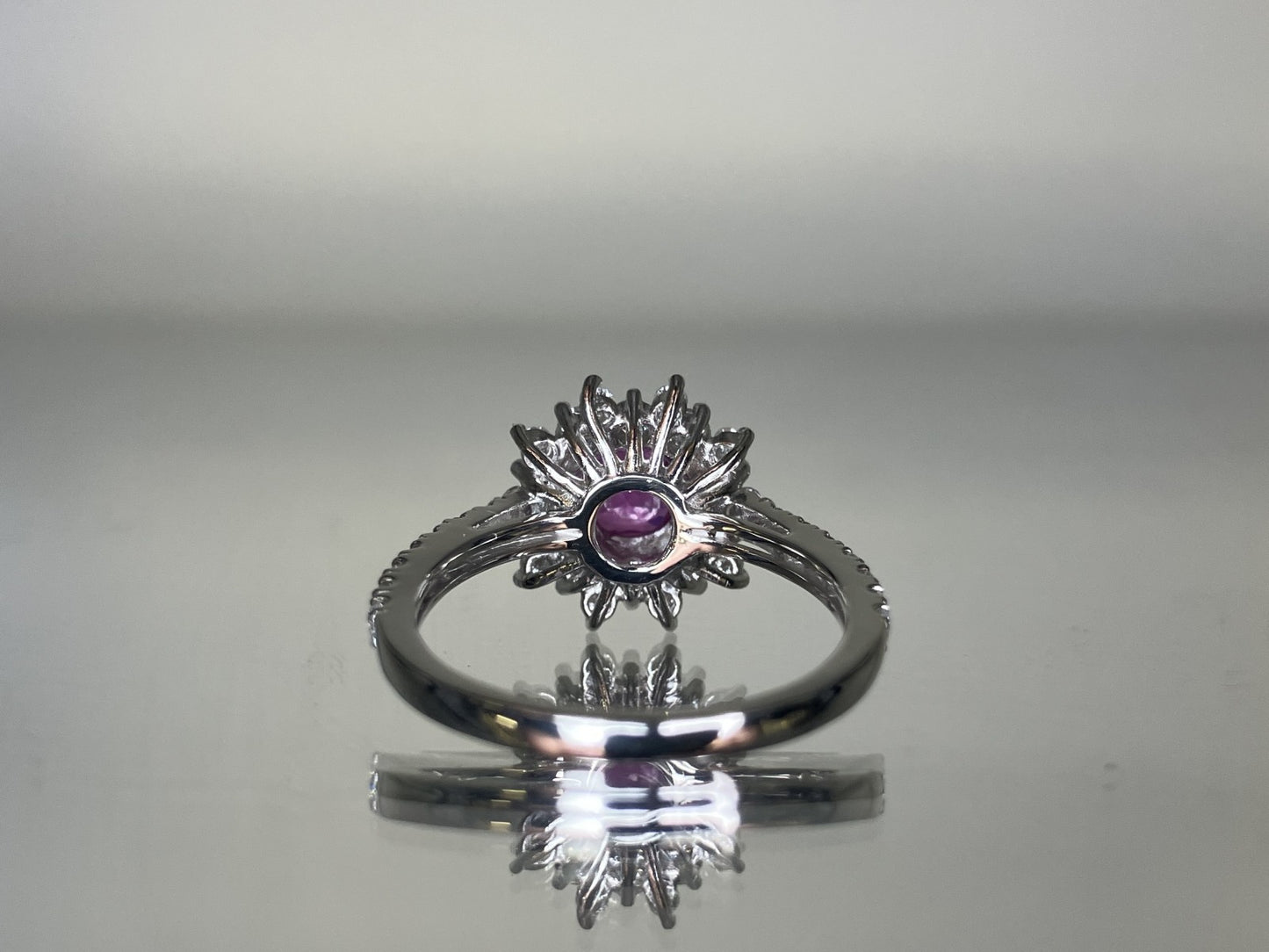 サファイア 1.15ct 非加熱　NoHeat GIA鑑別書 D0.89ct PT900 5.76g 指輪 （JP14号） サイズ直し無料 8469SS