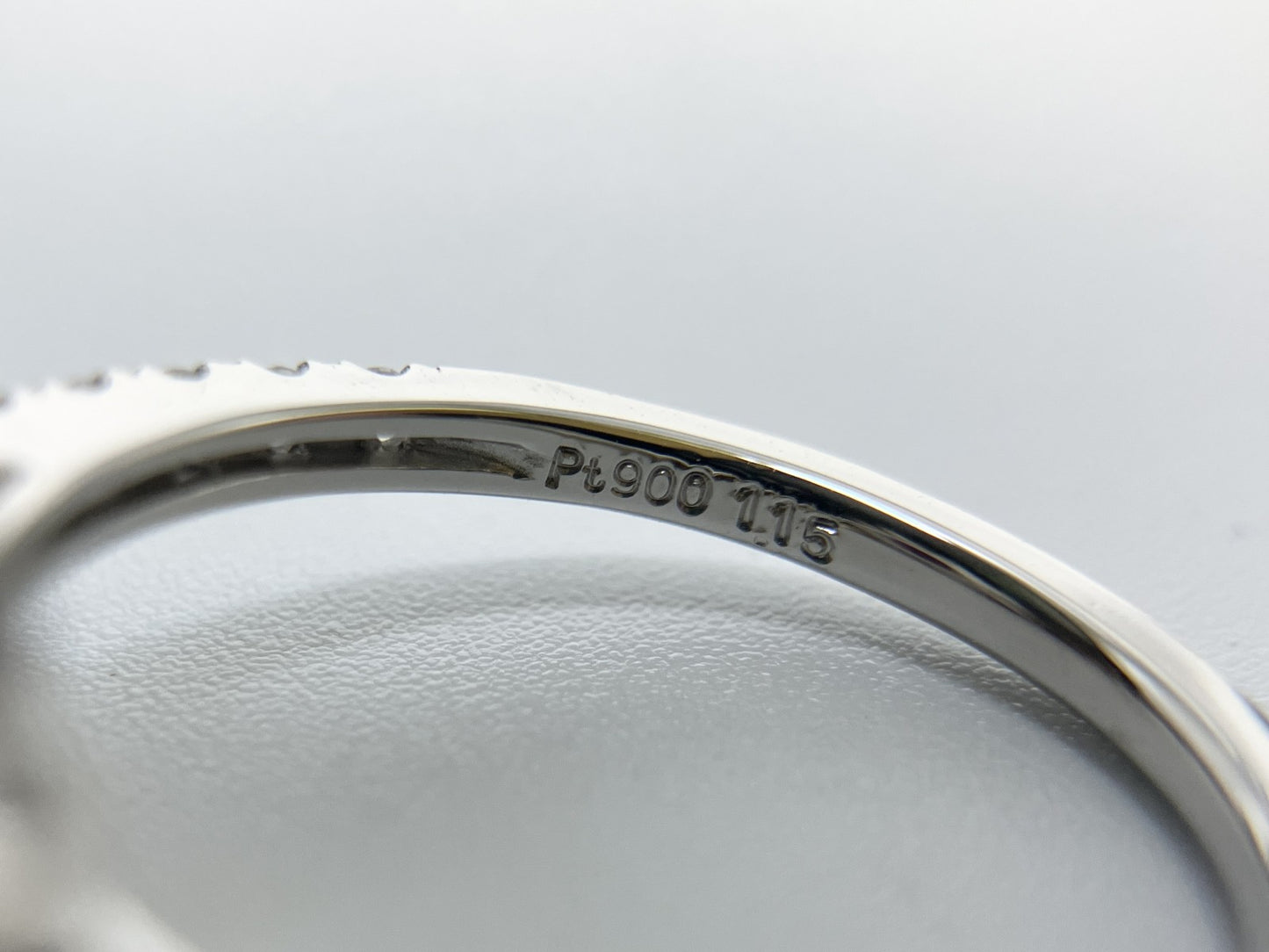 サファイア 1.15ct 非加熱　NoHeat GIA鑑別書 D0.89ct PT900 5.76g 指輪 （JP14号） サイズ直し無料 8469SS