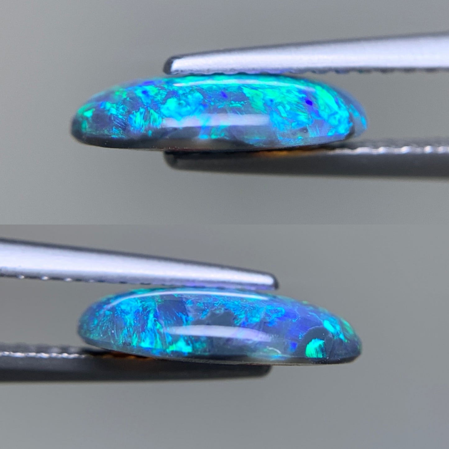 ブラックオパール 天然 1.601ct 宝石ソーティング付き 11.2㎜×8.4㎜×2.7㎜ ルース（ 裸石 ） 7506Y
