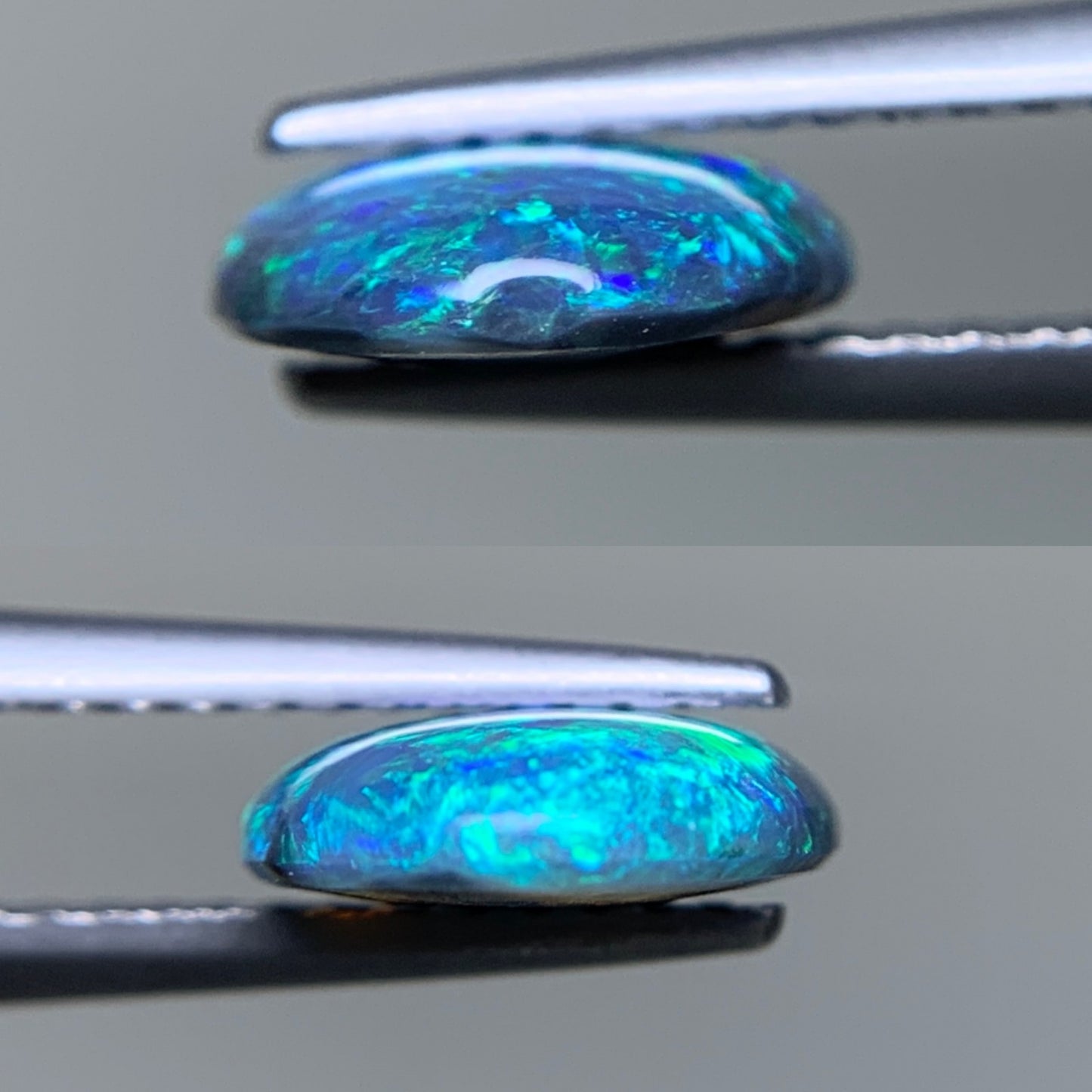 ブラックオパール 天然 1.601ct 宝石ソーティング付き 11.2㎜×8.4㎜×2.7㎜ ルース（ 裸石 ） 7506Y