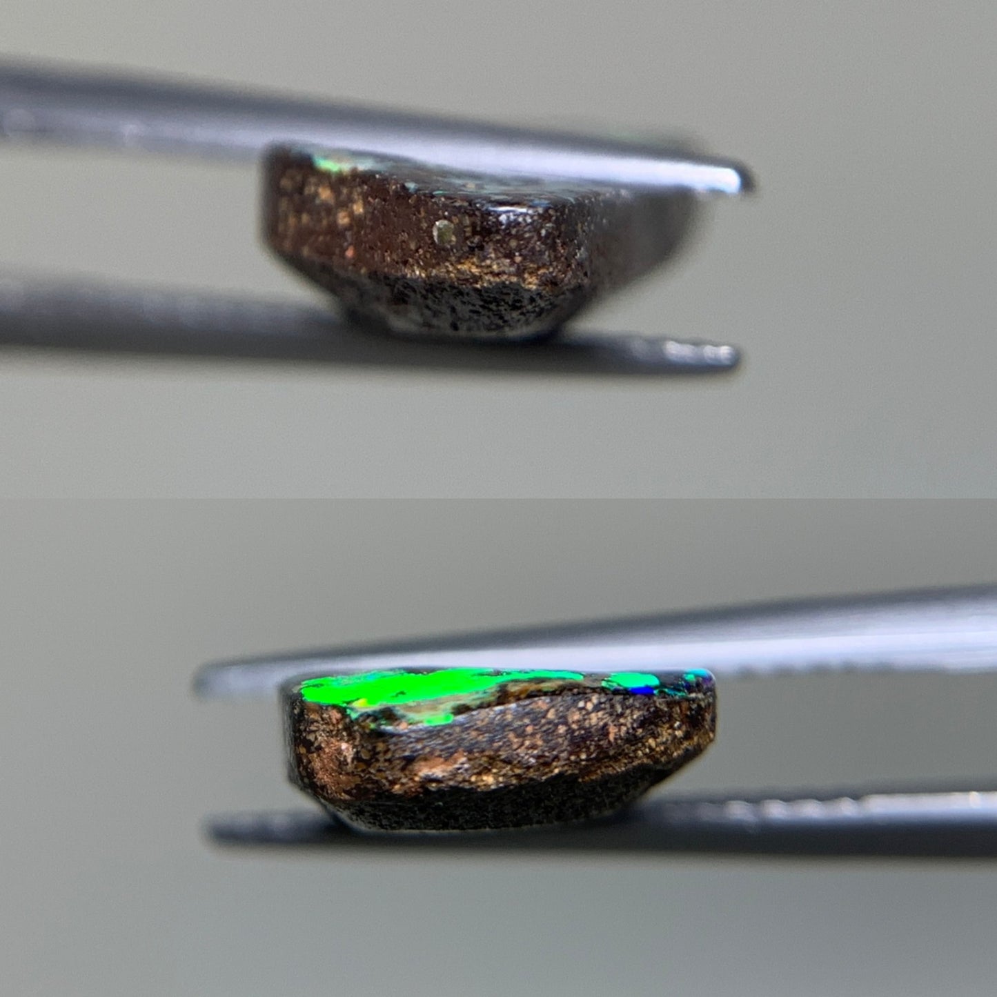 ボルダーオパール 天然 6.313ct 宝石ソーティング付き 20.7㎜×9.8㎜×4.0㎜ ルース（ 裸石 ） 7502Y