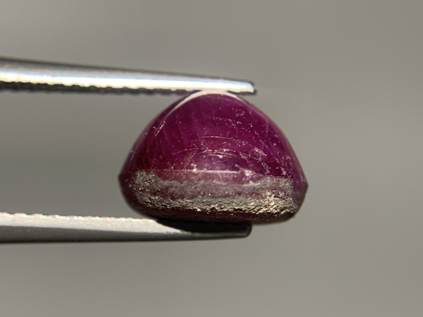 スタールビー 天然 6.536ct 宝石ソーティング付き 10.2㎜×9.2㎜×7.1㎜ ルース（ 裸石 ） 7558Y
