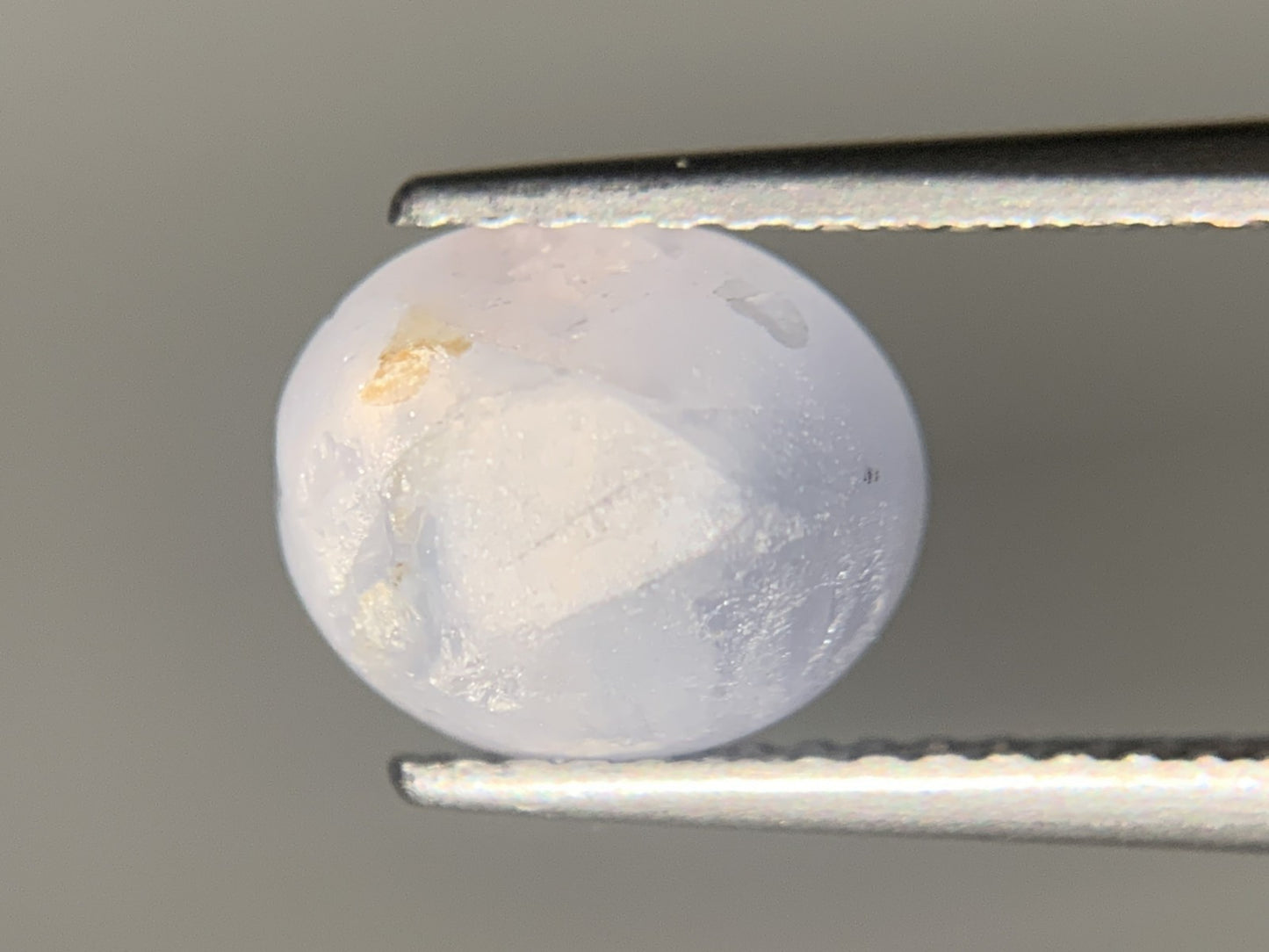 スターサファイア 天然 3.638ct 宝石ソーティング付き 8.9㎜×7.3㎜×5.4㎜ ルース（ 裸石 ） 7528Y