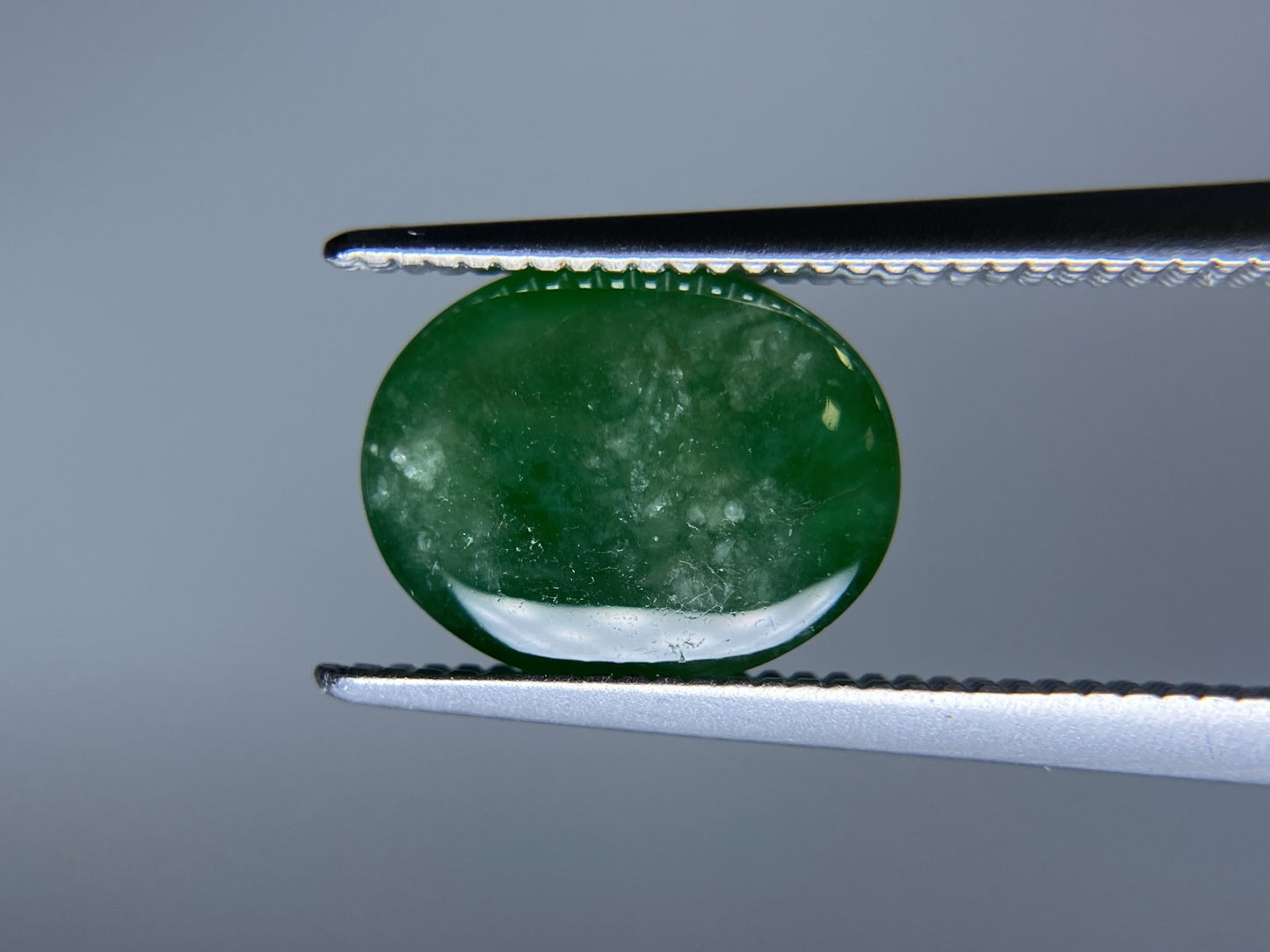 翡翠 2.243ct 宝石ソーティング付き 9.5㎜×7.5㎜×3.3㎜ ルース（ 裸石 ） 4008S