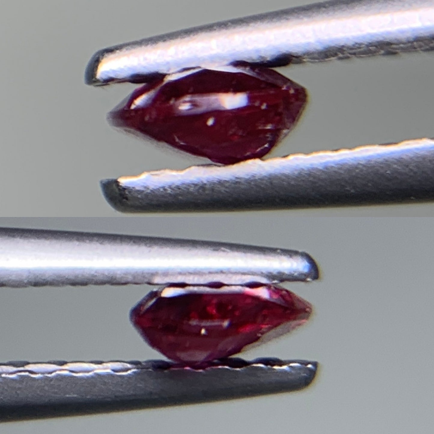 ルビー 天然 0.362ct 宝石ソーティング付き 5.3㎜×3.7㎜×1.7㎜ ルース（ 裸石 ） 7612Y