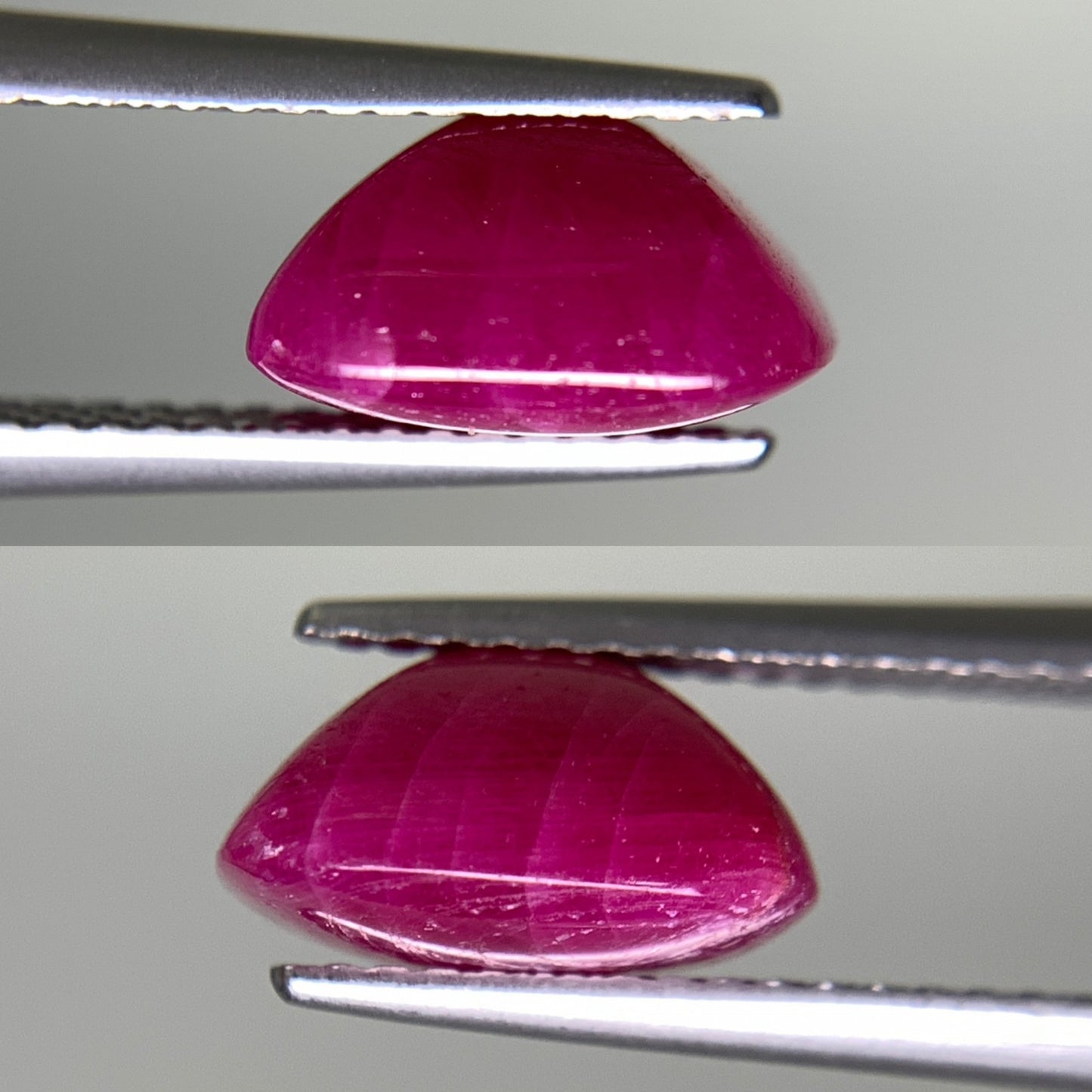 ルビー 天然 4.713ct 中央宝石ソーティング付き 9.9㎜×8.0㎜×5.5㎜ ルース（ 裸石 ） 6600Y
