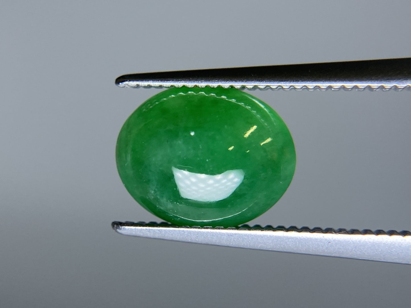 翡翠 2.406ct 宝石ソーティング付き 9.3㎜×7.5㎜×4.0㎜ ルース（ 裸石 ） 4245S