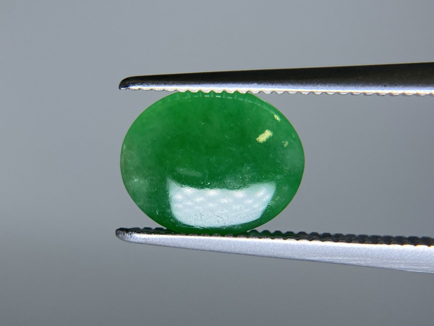 翡翠 2.406ct 宝石ソーティング付き 9.3㎜×7.5㎜×4.0㎜ ルース（ 裸石 ） 4245S