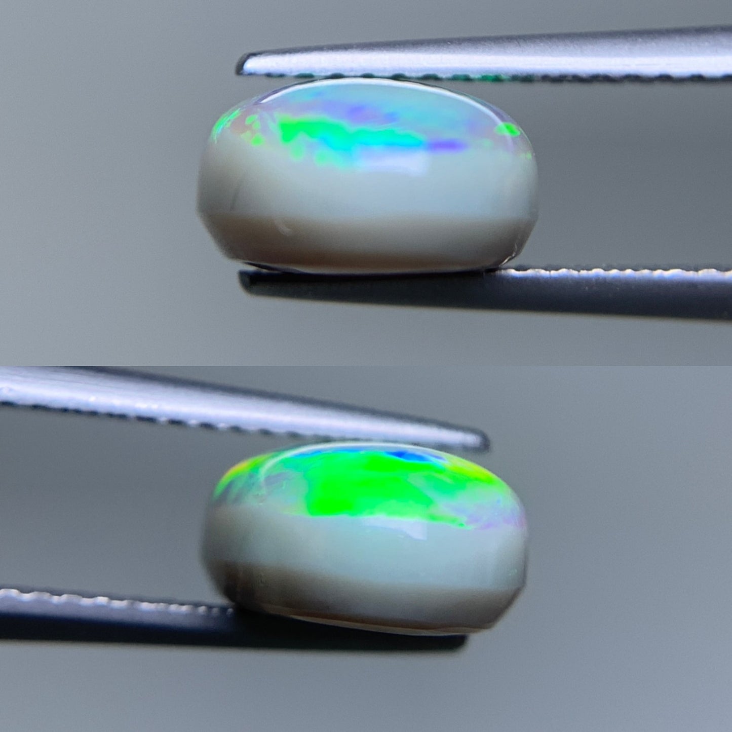 オパール 天然 5.357ct 中央宝石ソーティング付き 15.6㎜×9.4㎜×5.3㎜ ルース（ 裸石 ） 7538Y