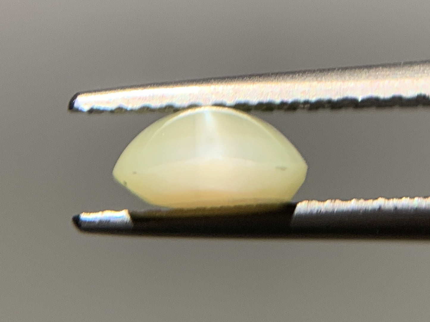 クリソベリルキャッツアイ 1.779ct  中央宝石ソーティング付き  7.2㎜×6.9㎜×3.6㎜  ルース（ 裸石 ） 4128Y