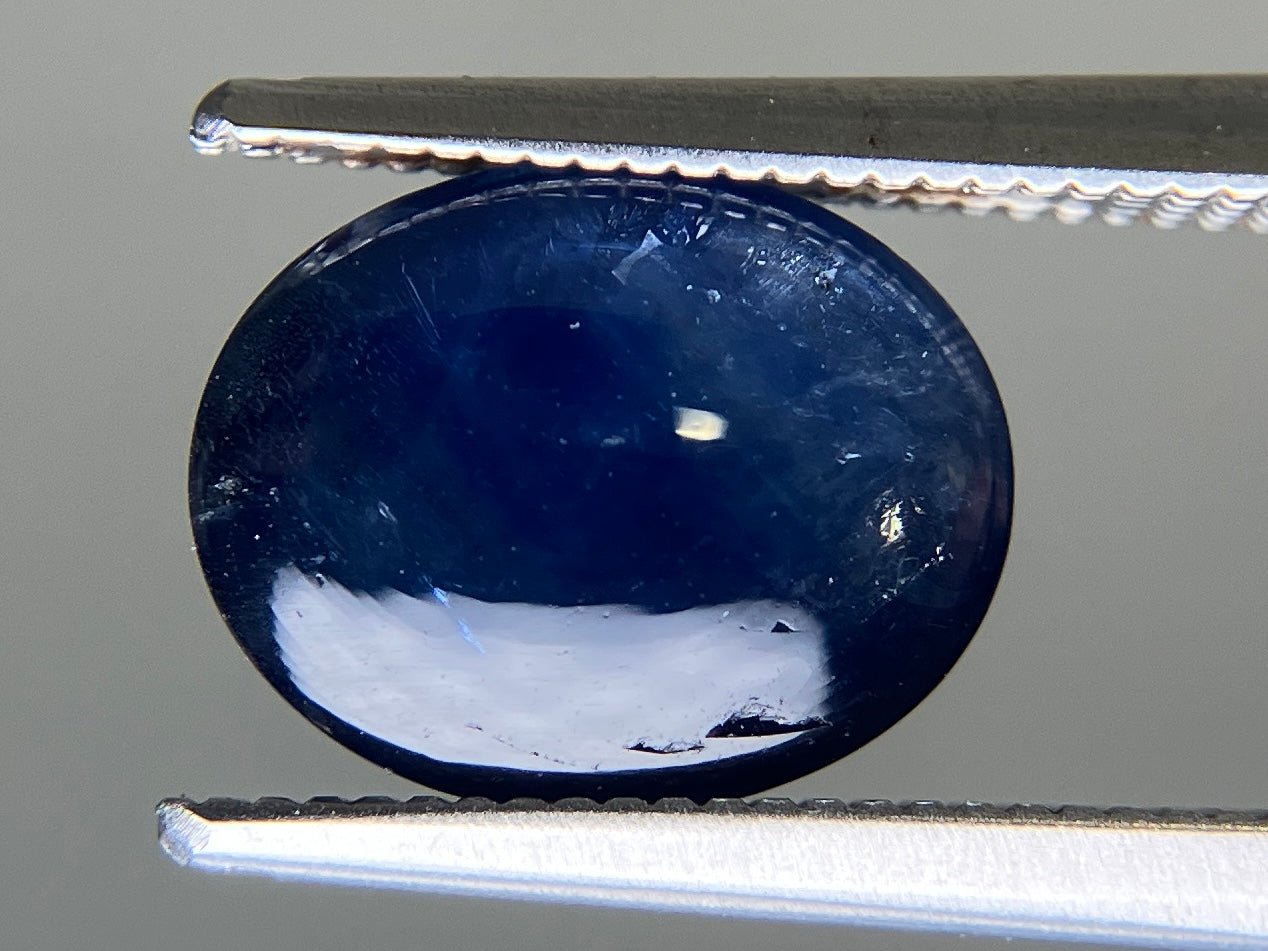 サファイア 天然 3.961ct 宝石ソーティング付き 10.0㎜×7.9㎜×4.5㎜ ルース（ 裸石 ） 6651YY