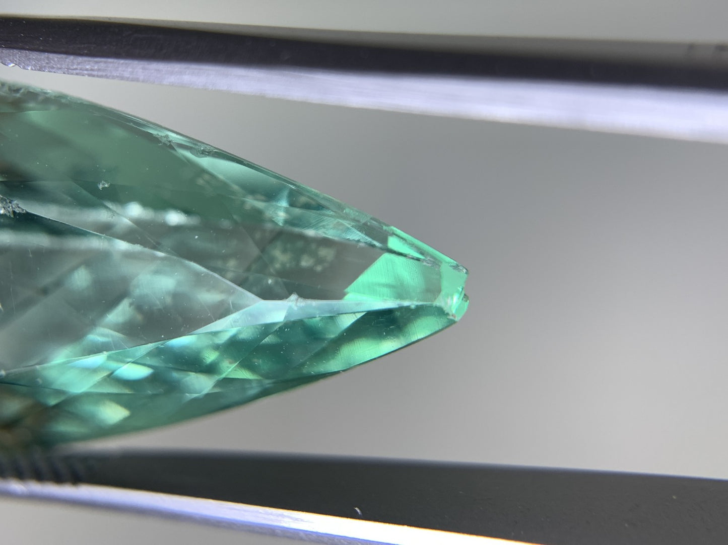 フルオライト 天然 50.755ct 中央宝石ソーティング付き 40.6㎜×18.22㎜×11.02㎜ ルース（ 裸石 ） 5732Y