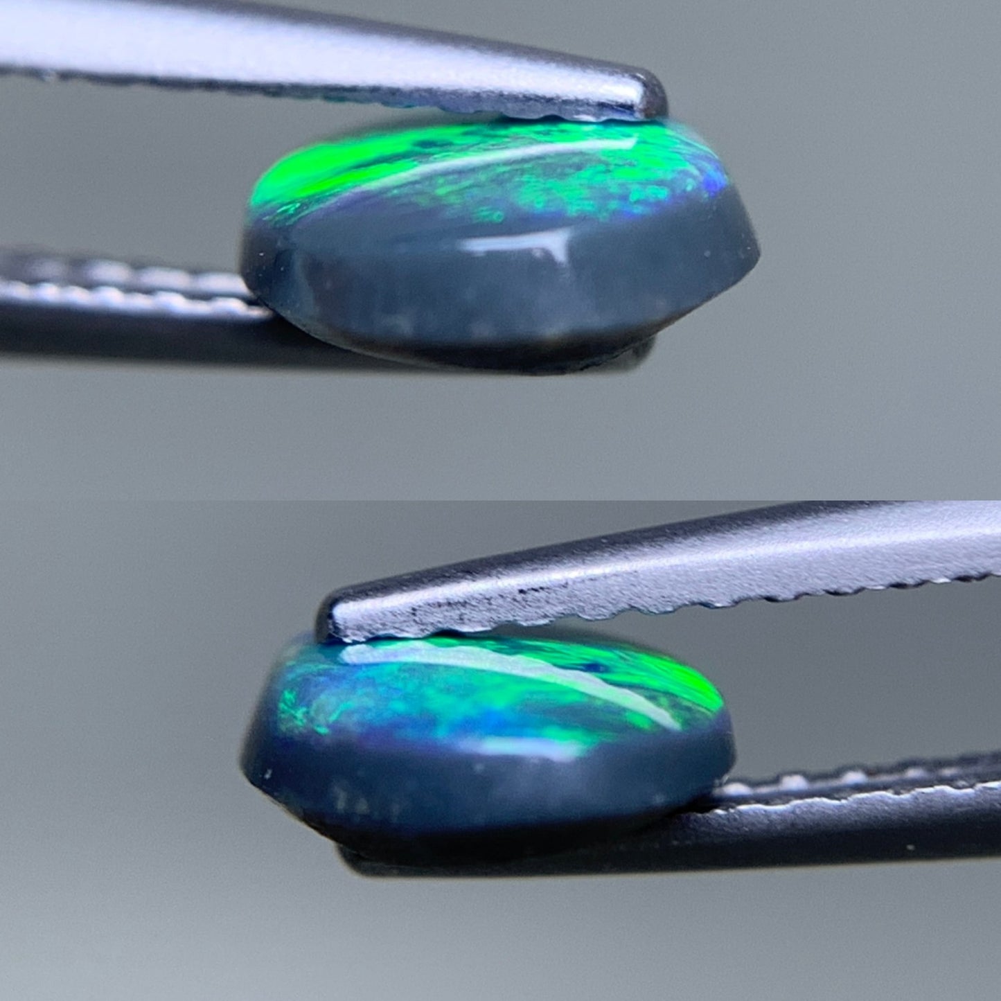 ブラックオパール 天然 1.111ct 中央宝石ソーティング付き 9.4㎜×6.9㎜×2.8㎜ ルース（ 裸石 ） 7559Y