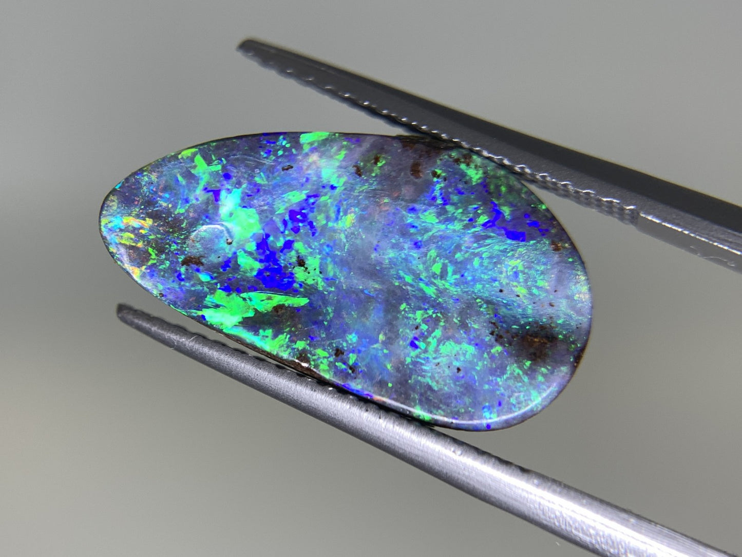 ボルダーオパール 4.876ct 宝石ソーティング付き  18.3㎜×10.1㎜×3.7㎜   ルース（ 裸石 ） 2361Y