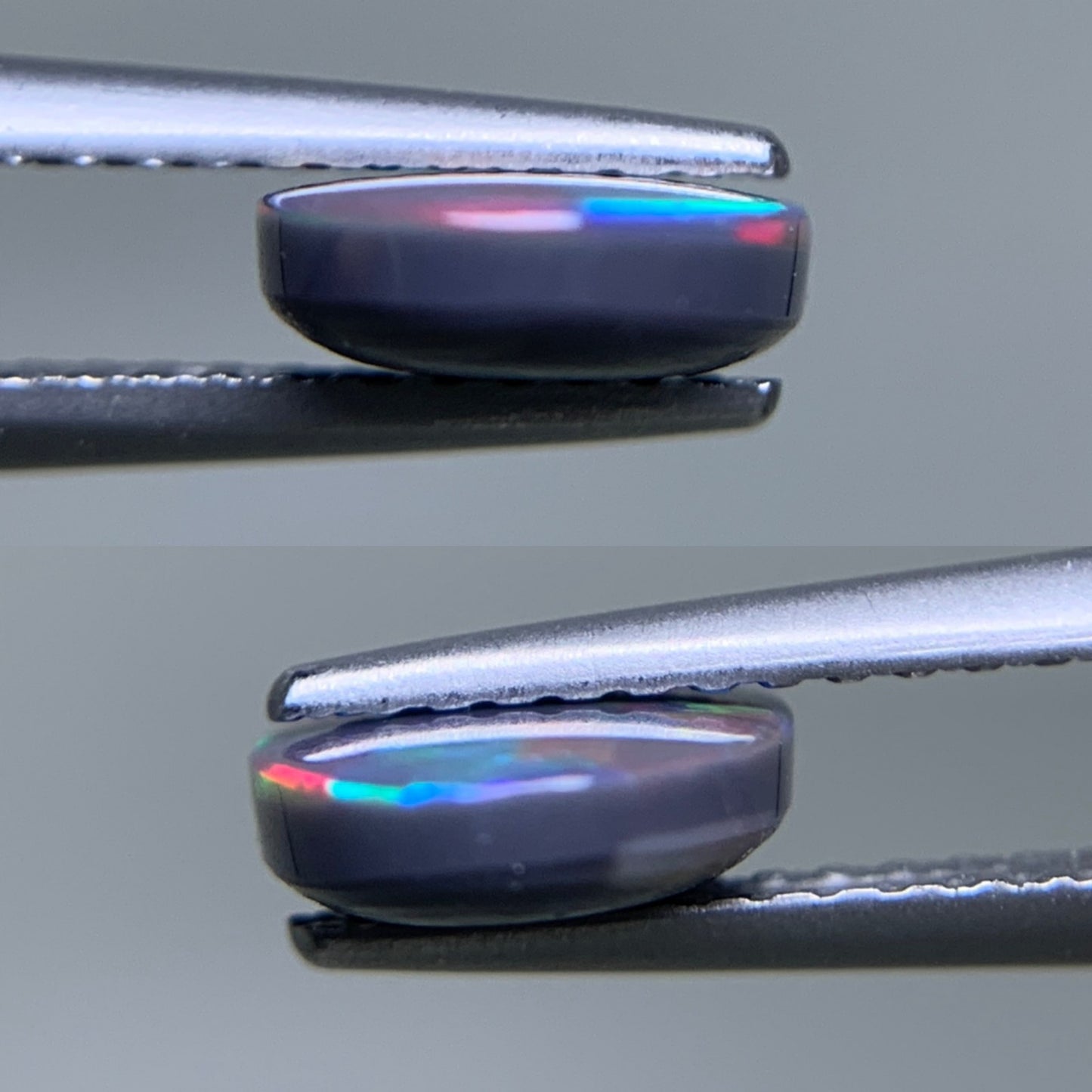 ブラックオパール 天然 1.283ct 中央宝石ソーティング付き 10.0㎜×7.1㎜×2.6㎜ ルース（ 裸石 ） 7526Y