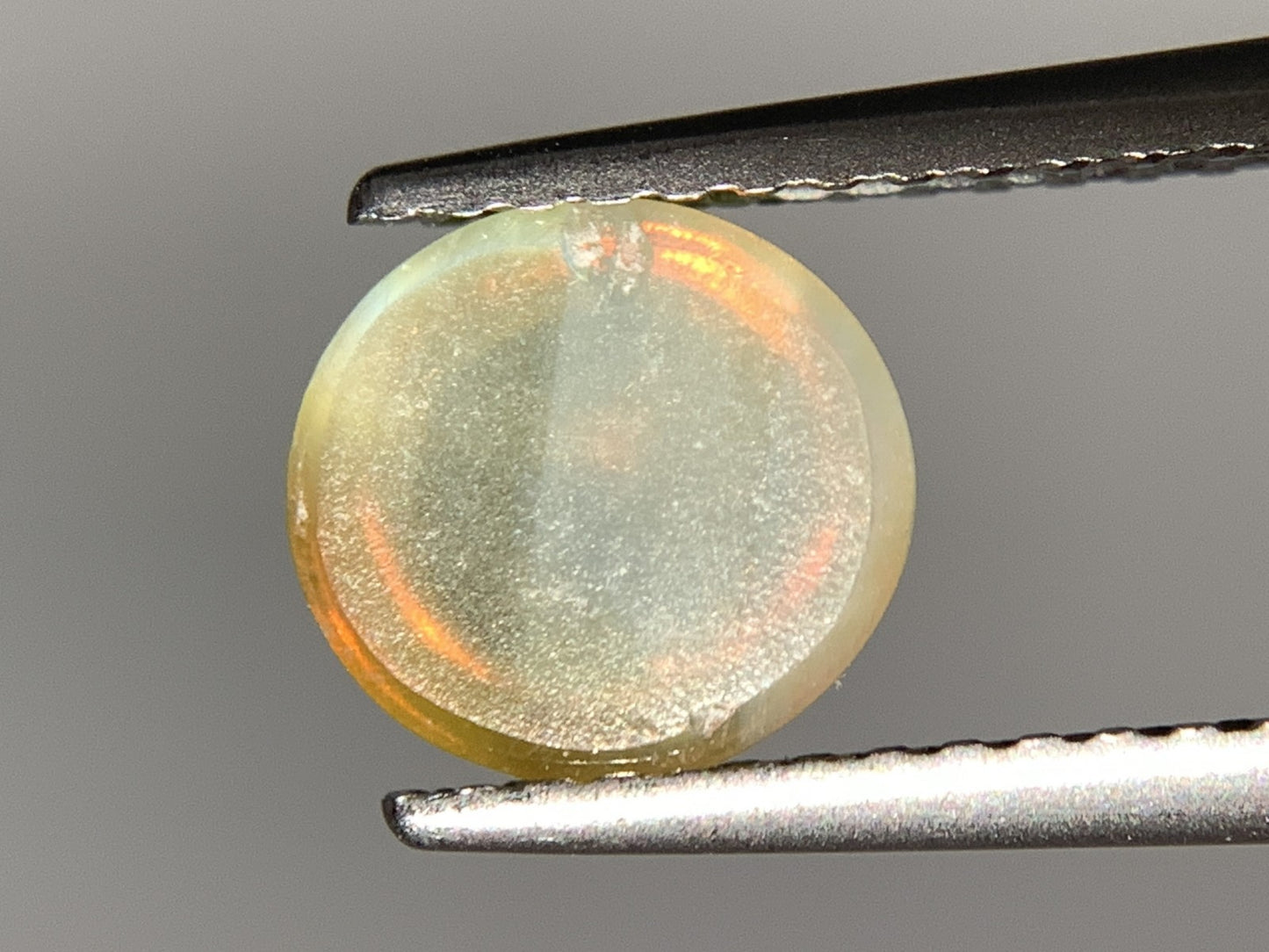 クリソベリルキャッツアイ 天然 1.749ct 宝石ソーティング付き 7.2㎜×6.7㎜×3.6㎜ ルース（ 裸石 ） 6729Y