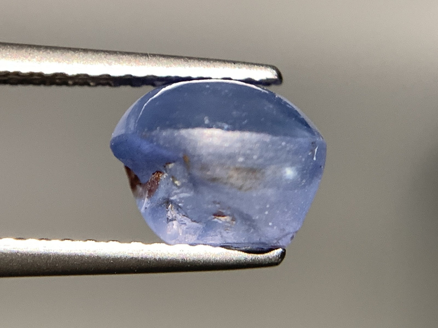 スターサファイア 天然  4.071ct  中央宝石ソーティング付き  8.2㎜×7.4㎜×6.3㎜  ルース（ 裸石 ） 5634Y