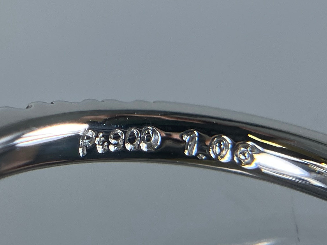 サファイア 1.06ct コンフラワーブルー Cornflower blue AIGS鑑別書 D0.70ct PT900 5.5g 指輪 （JP9号） サイズ直し無料 7865K