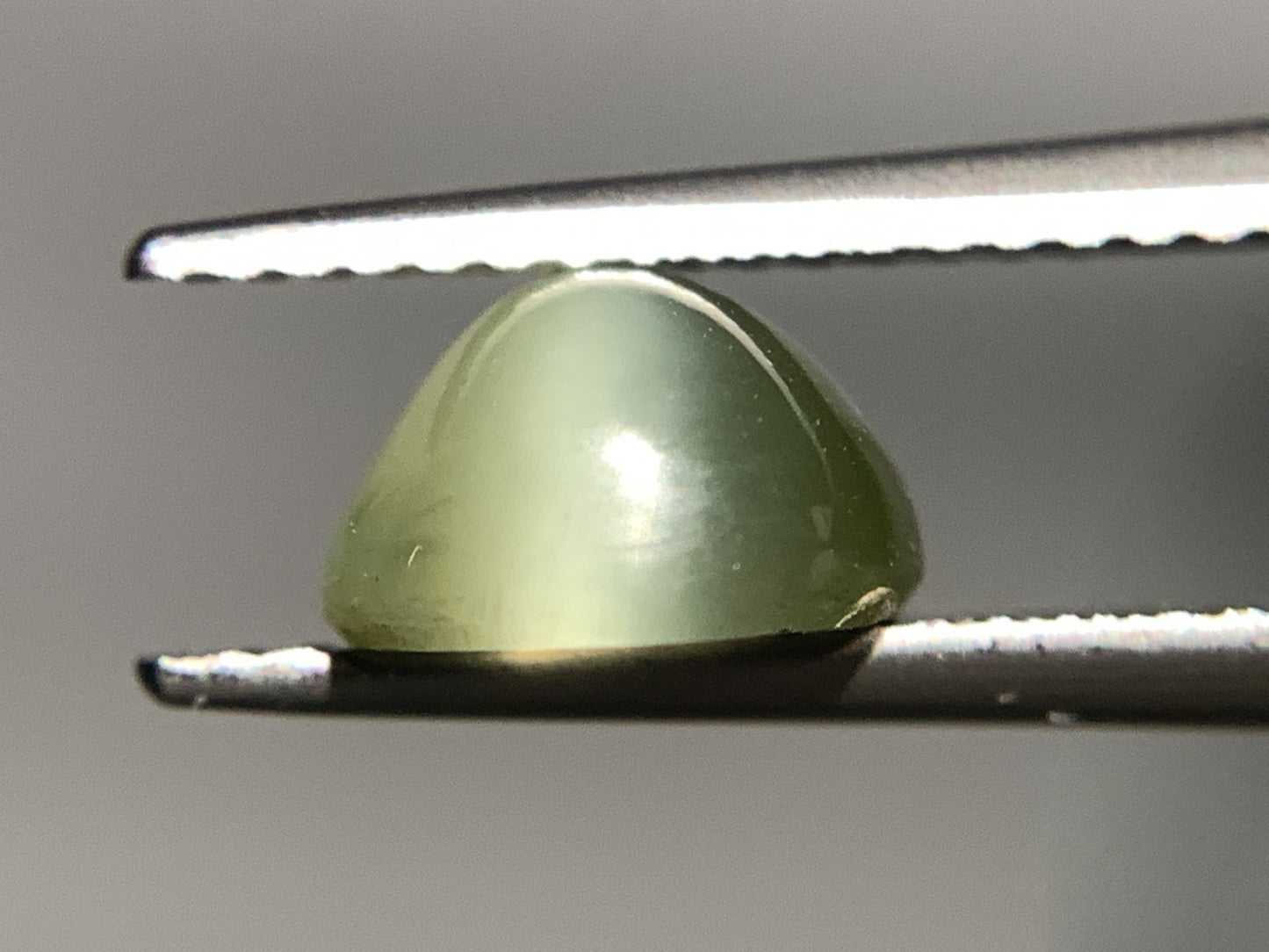ネフライトキャッツアイ 天然  2.798ct  宝石ソーティング付き  9.4㎜×7.5㎜×4.7㎜ ルース（ 裸石 ）  5034Y