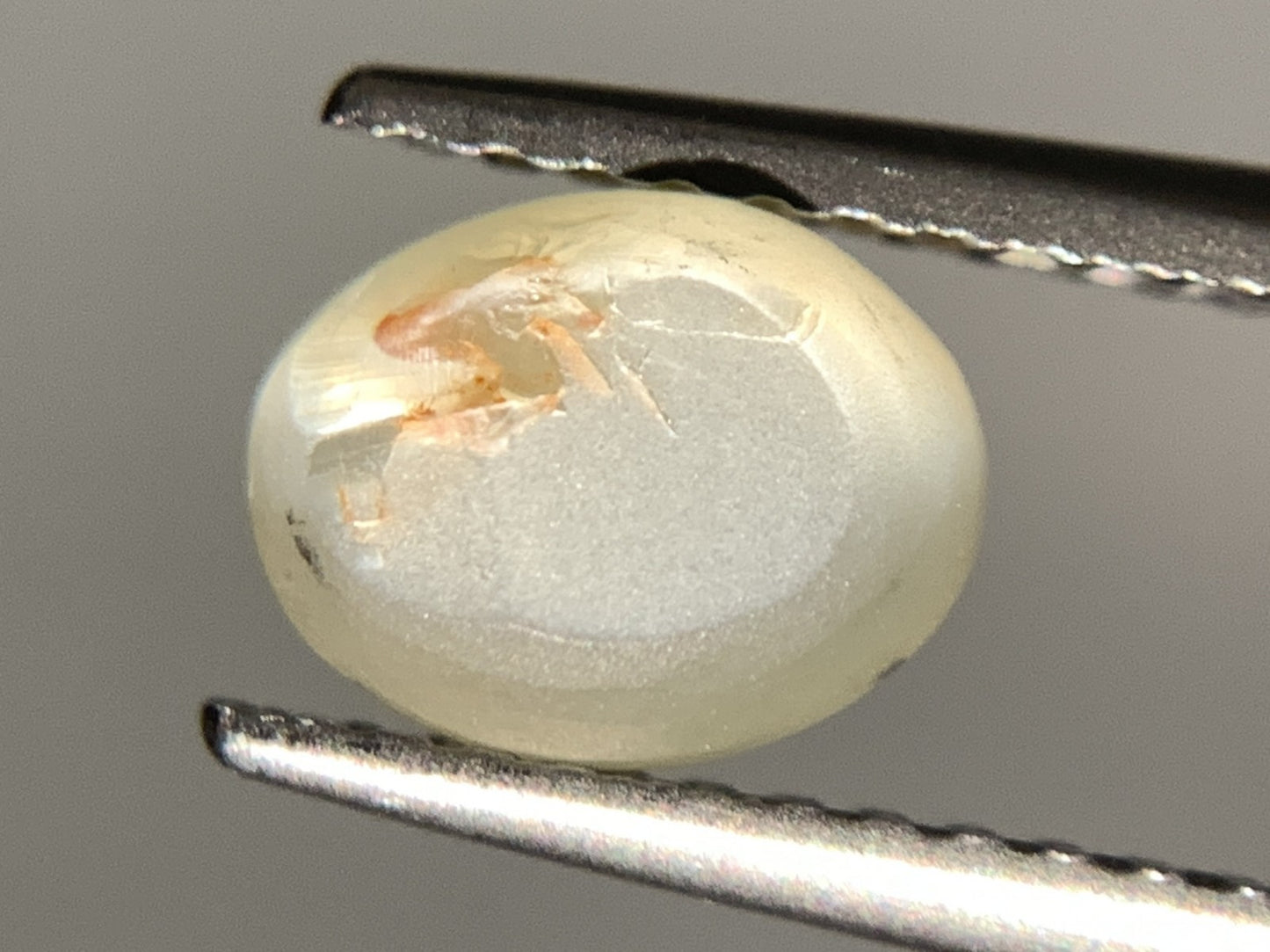 クリソベリルキャッツアイ 天然  1.472ct  宝石ソーティング付き  7.0㎜×5.4㎜×3.8㎜ ルース（ 裸石 ）  5847Y