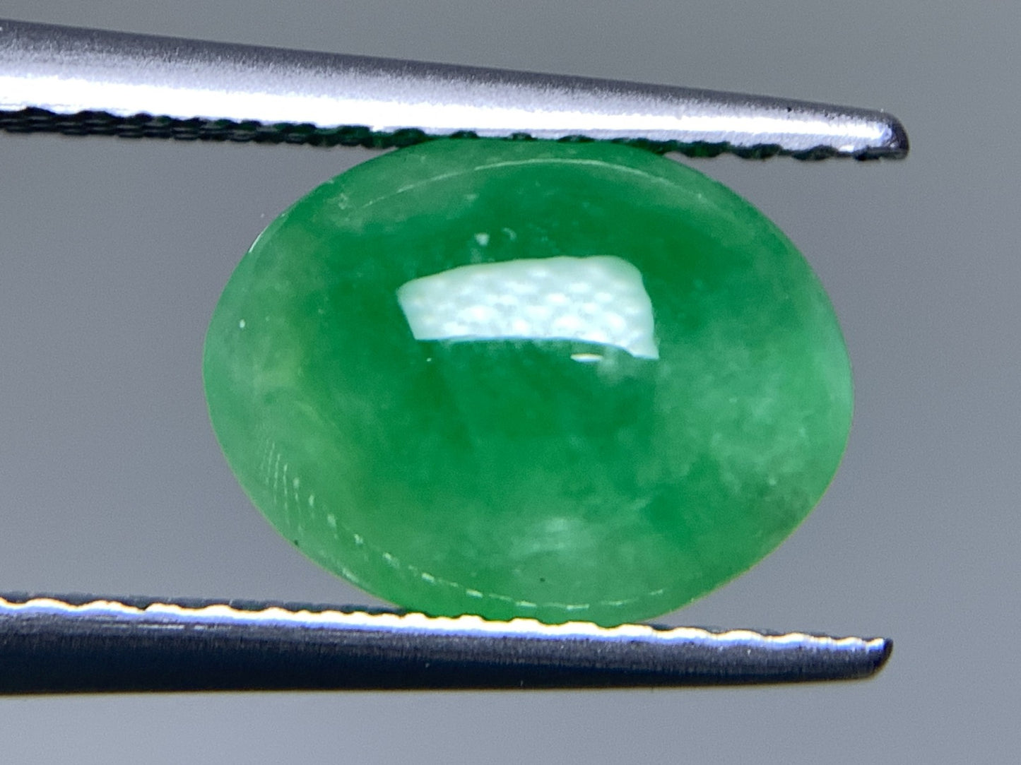 ヒスイ 翡翠  天然  2.257ct   宝石ソーティング付き  10.0㎜×7.6㎜×3.5㎜   ルース（ 裸石 ） 5579Y