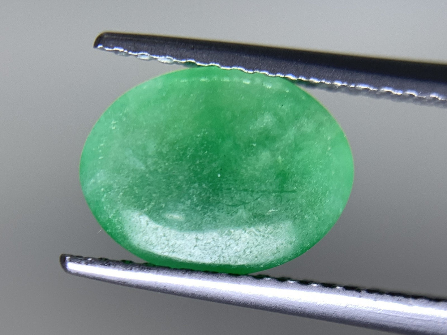 ヒスイ 翡翠  天然  2.257ct   宝石ソーティング付き  10.0㎜×7.6㎜×3.5㎜   ルース（ 裸石 ） 5579Y