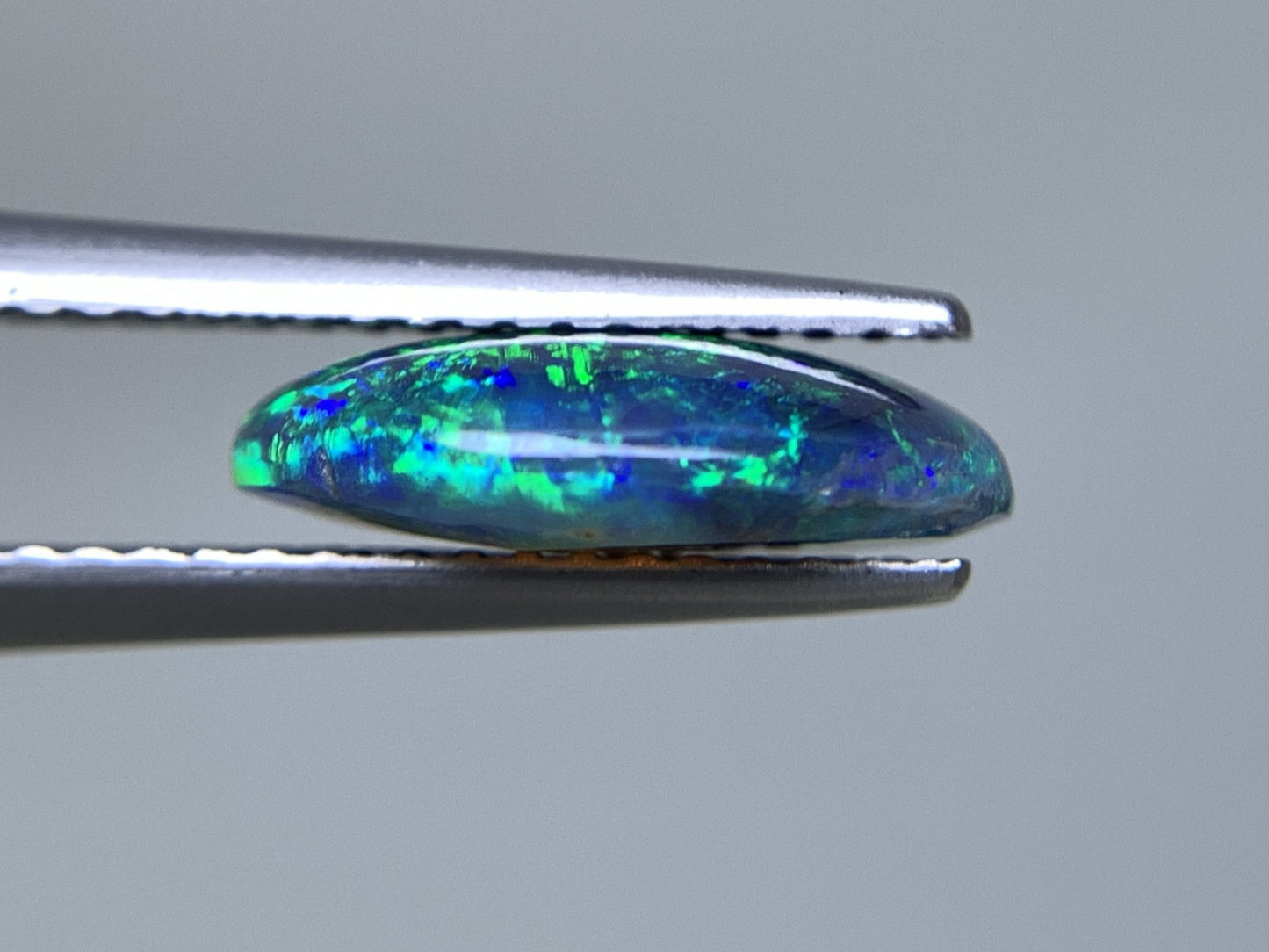 ブラックオパール 天然 1.800ct 中央宝石ソーティング付き 11.7㎜×7.8㎜×3.3㎜ ルース（ 裸石 ） 6639Y
