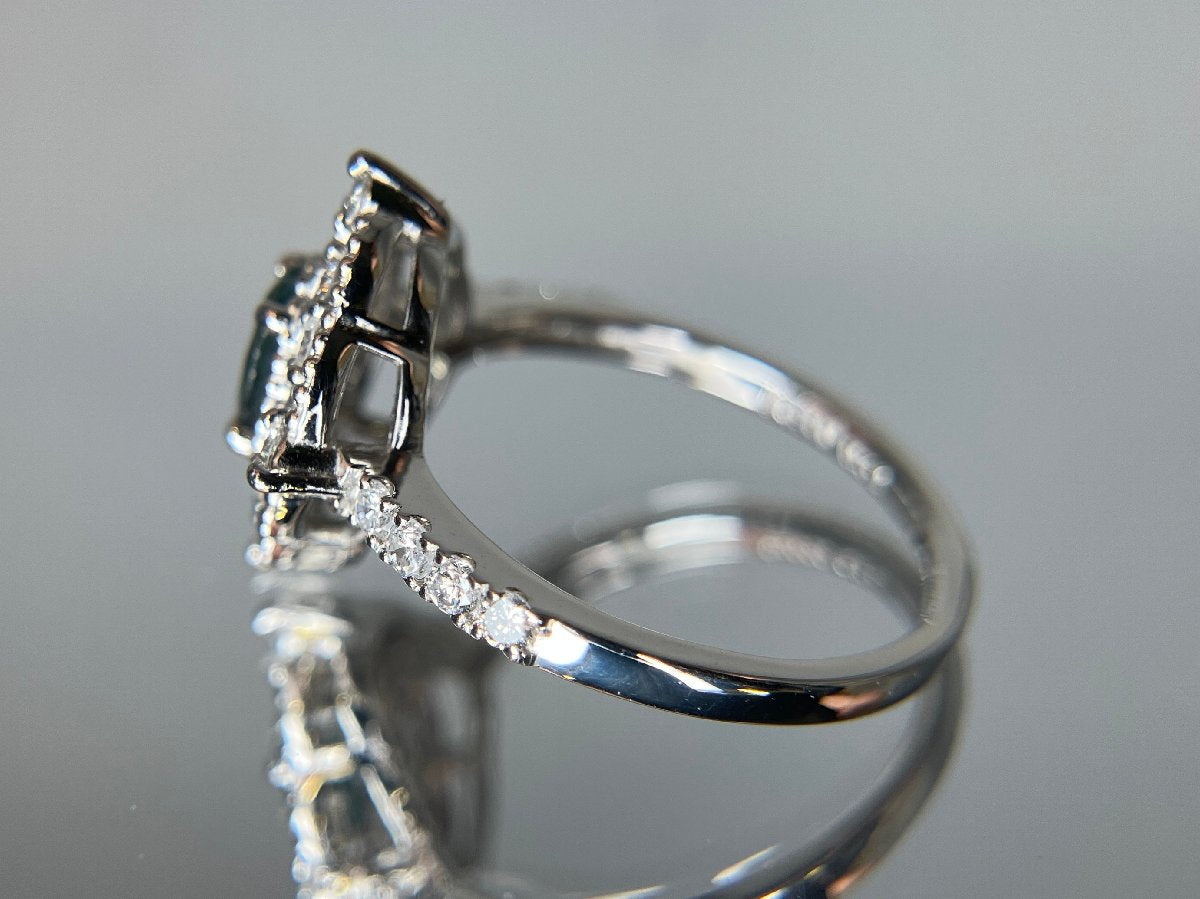 アレキサンドライト 0.31ct ブラジル産 Brazil GIA鑑別書 D0.36ct PT900 4.0g 指輪 (JP12号) サイズ直し承ります。 7166S