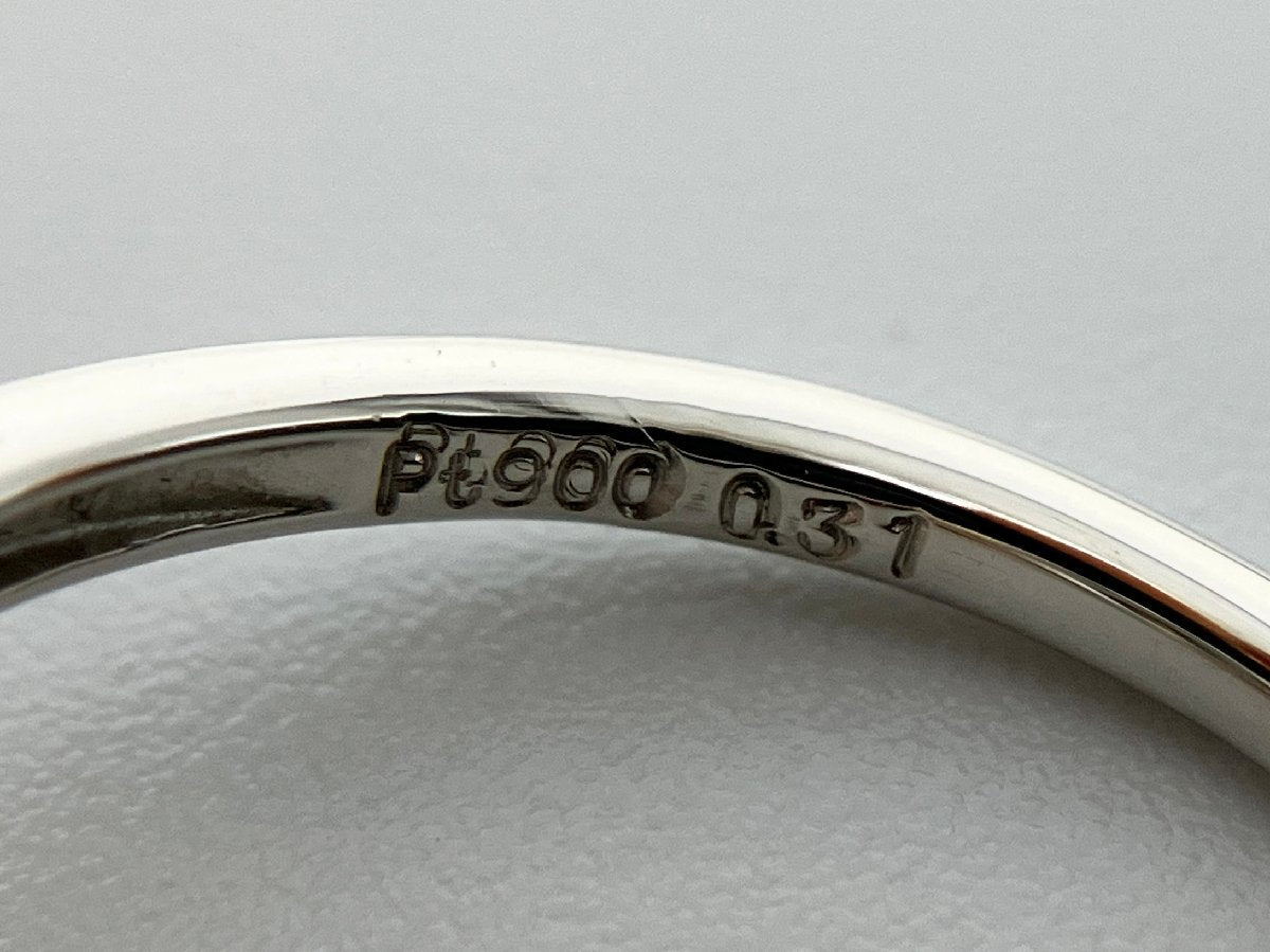 アレキサンドライト 0.31ct ブラジル産 Brazil GIA鑑別書 D0.36ct PT900 4.0g 指輪 (JP12号) サイズ直し承ります。 7166S