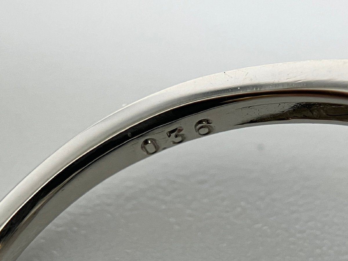 アレキサンドライト 0.31ct ブラジル産 Brazil GIA鑑別書 D0.36ct PT900 4.0g 指輪 (JP12号) サイズ直し承ります。 7166S
